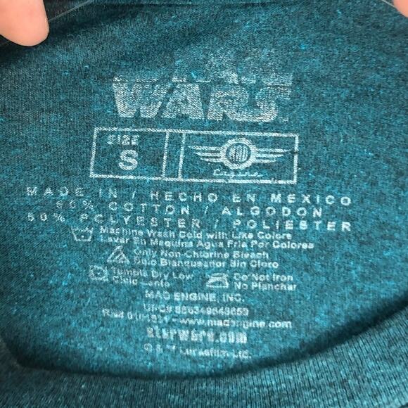 Star Wars At-At Imperial Walker Mad Engine Blueprint T Shirt Mens Size S - Picture 3 of 3